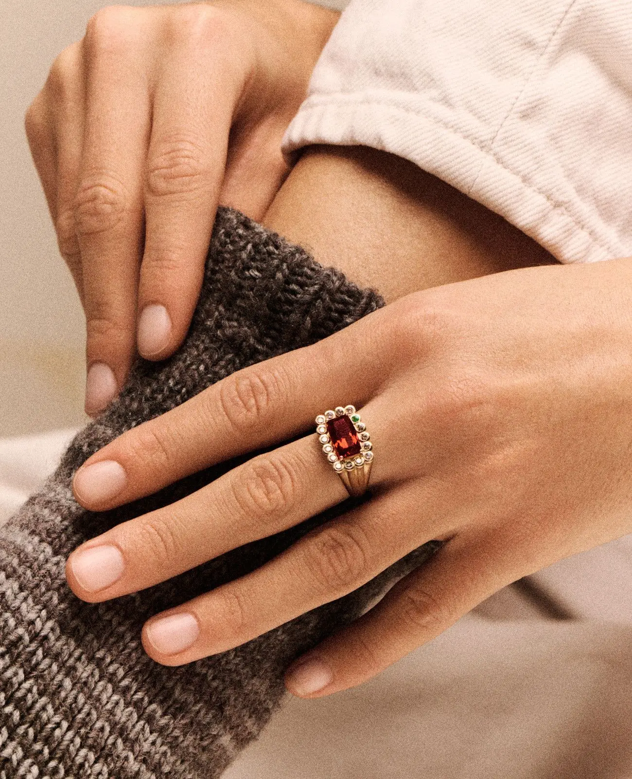 Bague Rouge - Pascale Monvoisin