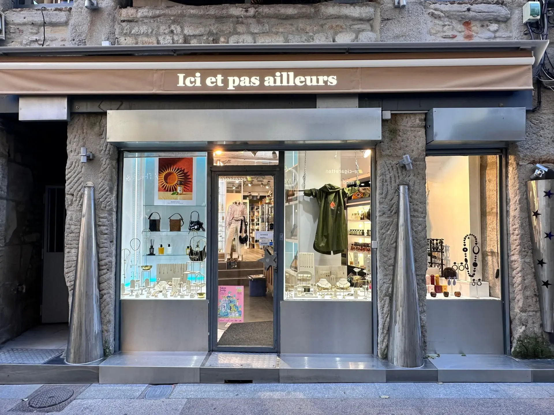 Devanture du magasin